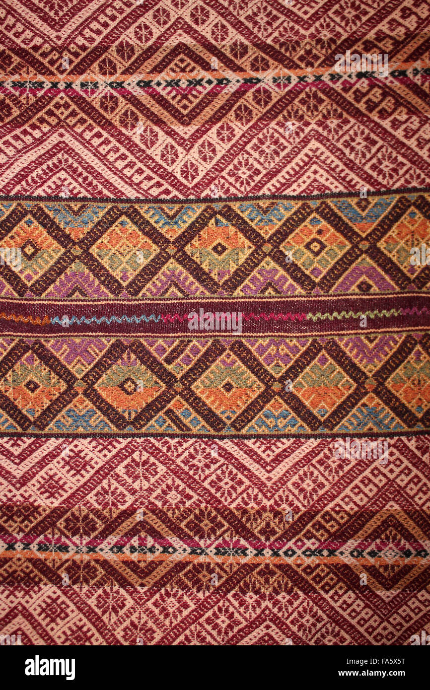 Textiles du Pérou Banque D'Images