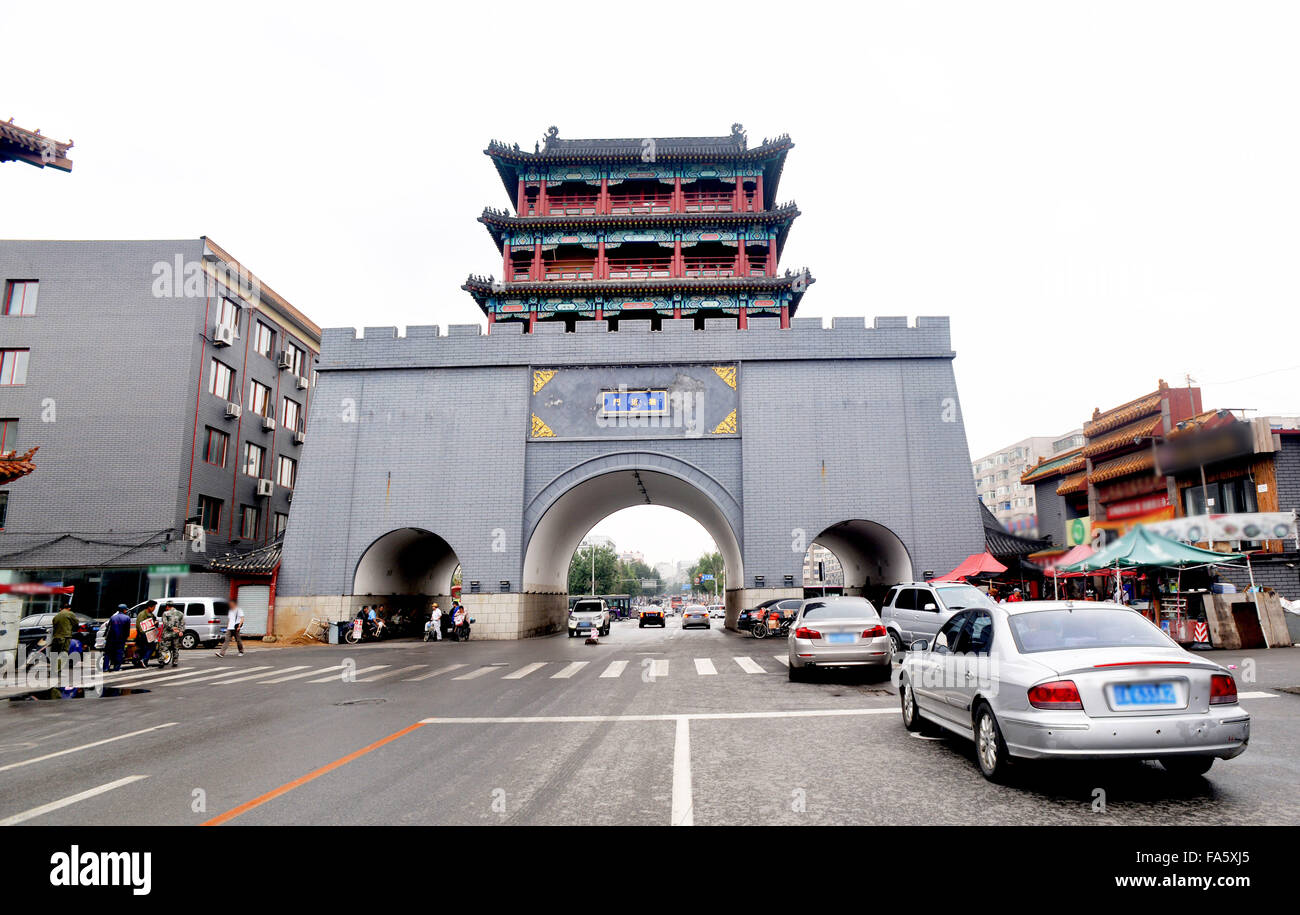 La province de Liaoning Shenyang ville construction Banque D'Images