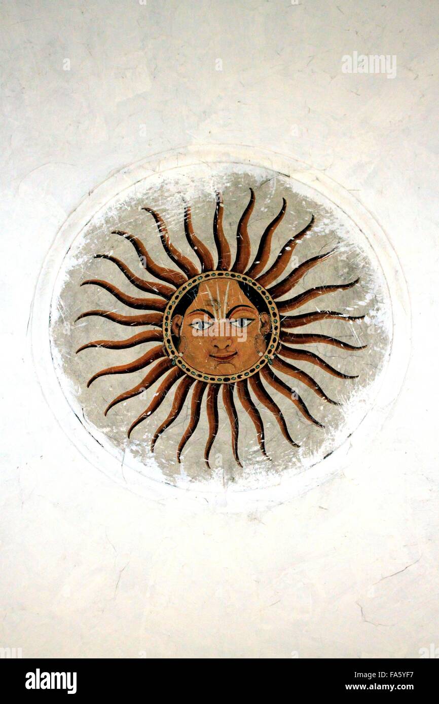 Détail de la décoration de Samadhi Sanctuaire de Ranjit Singh, Lahore, Pakistan Banque D'Images