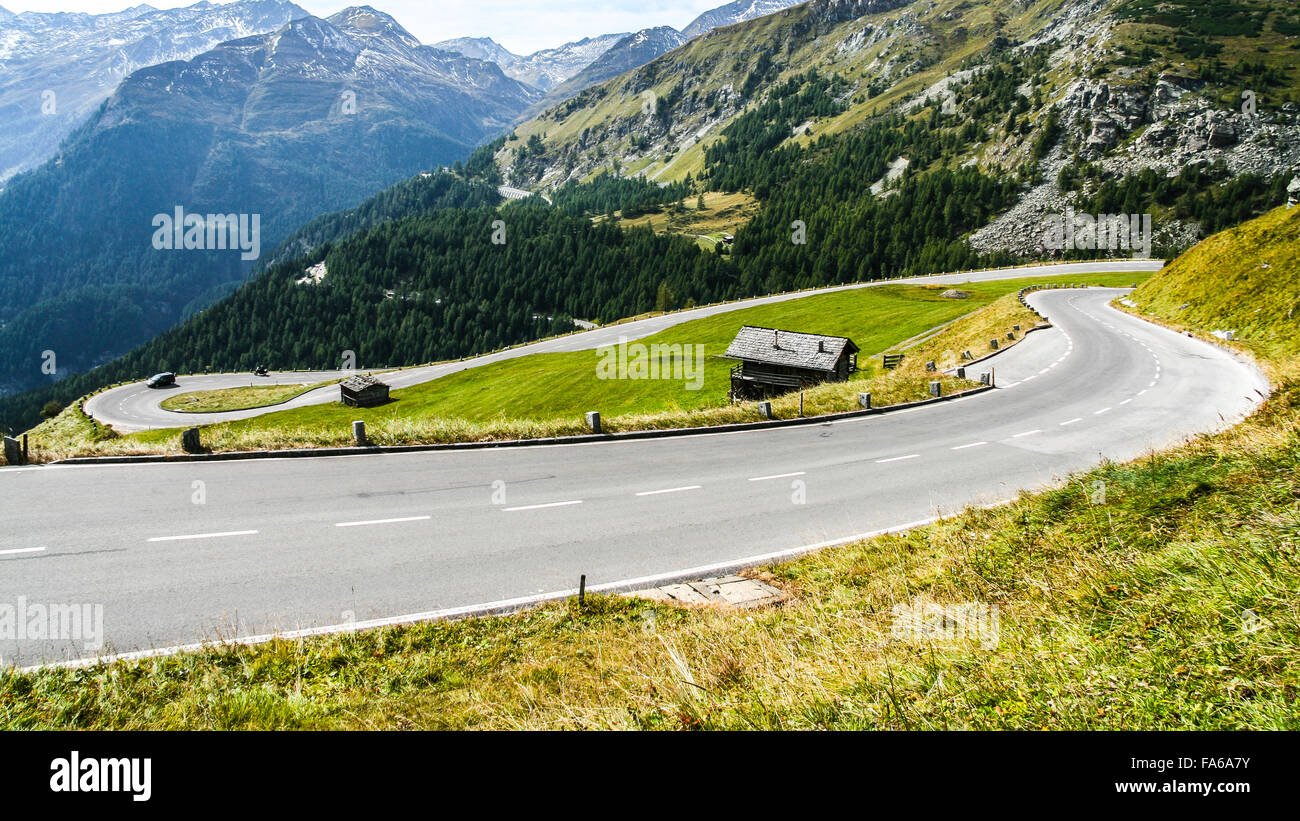 À vide, dans les montagnes, Autriche Banque D'Images