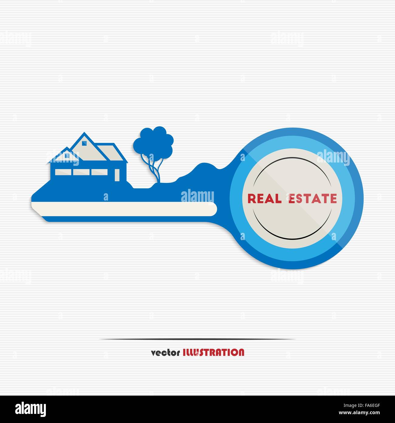 Vector illustration d'un abstract real estate icône pour votre conception Illustration de Vecteur