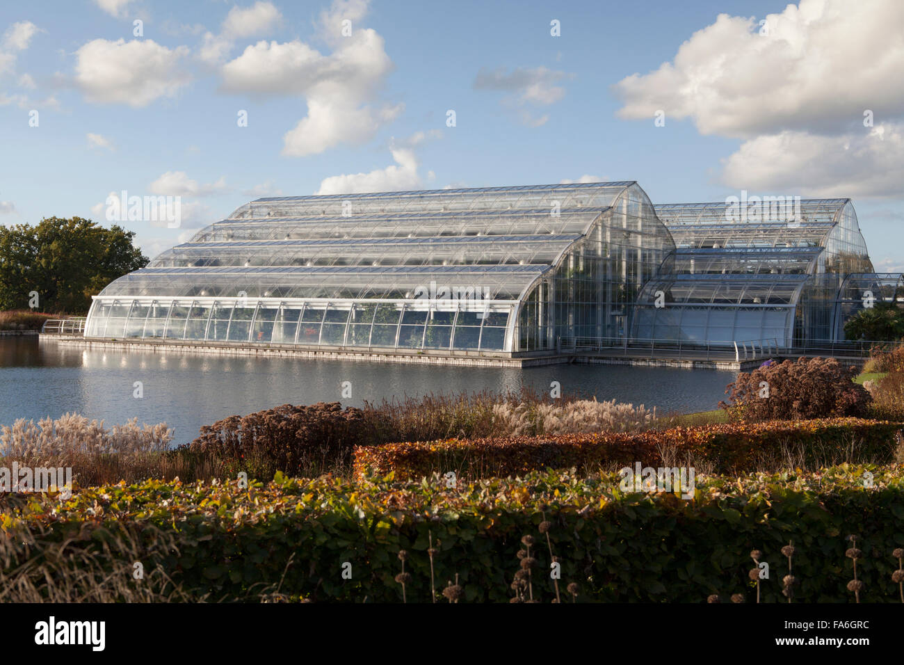 La maison de verre à RHS Wisley a été construit pour célébrer le bicentenaire de l'ERS et abrite l'usine d'ERS colleciton Banque D'Images