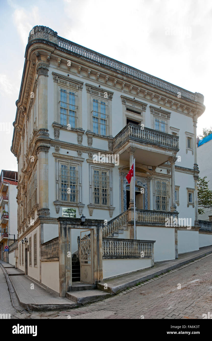 Türkei, östliche Schwarzmeeküste, Ordu, Pasaoglu Mansion wurde 1896 von Pasaoglu de Hüseyin Efendi, einem reichen Bürger gebaut. Banque D'Images