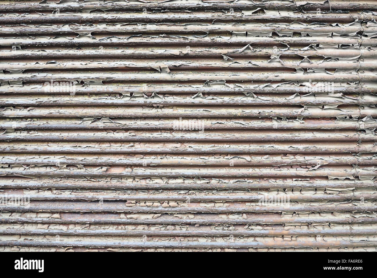 Vieux et volet roulant utilisé Banque D'Images