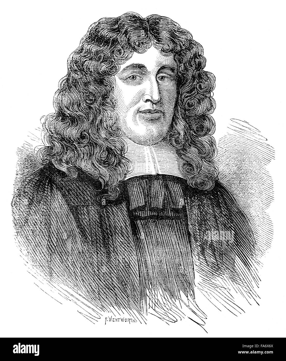 Titus Oates, 1649-1705, un Anglais perjurer qui fabriqué le complot papiste, Banque D'Images
