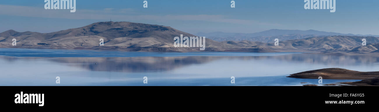 San Luis Reservoir, Merced County, Californie Banque D'Images