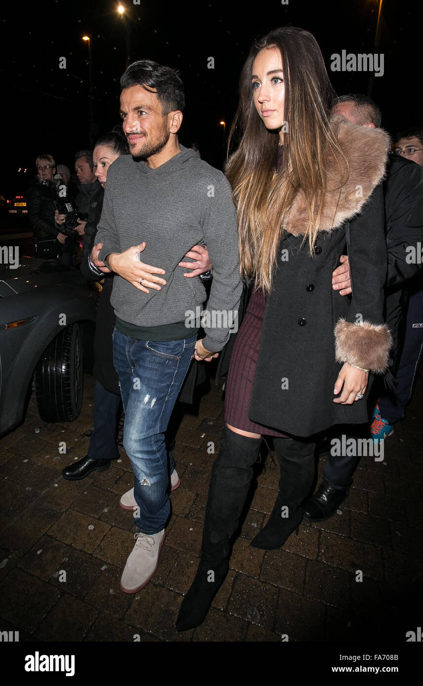 *Strictement 'Come Dancing' Blackpool Tower Ballroom avec des arrivées : Peter André, Emily MacDonagh Où : Blackpool, Royaume-Uni Quand : 21 Nov 2015 Banque D'Images