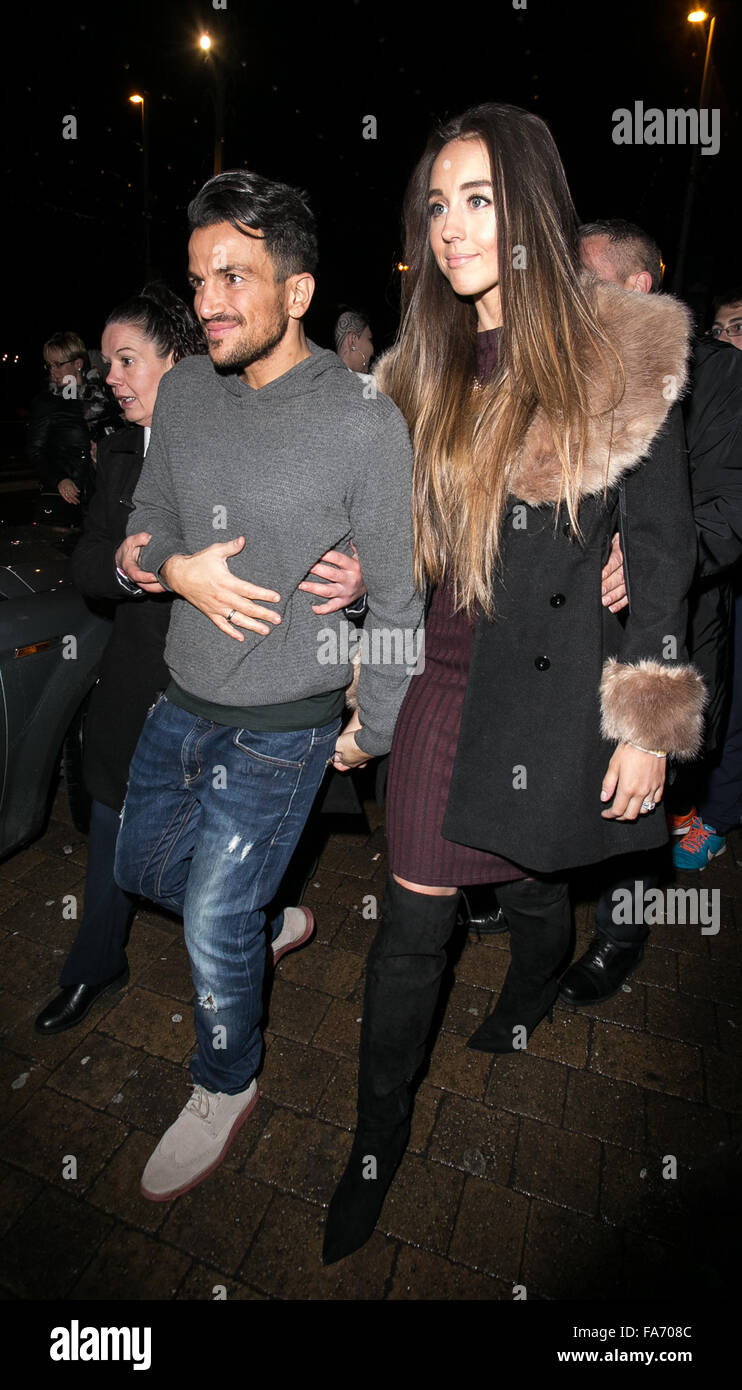 *Strictement 'Come Dancing' Blackpool Tower Ballroom avec des arrivées : Peter André, Emily MacDonagh Où : Blackpool, Royaume-Uni Quand : 21 Nov 2015 Banque D'Images