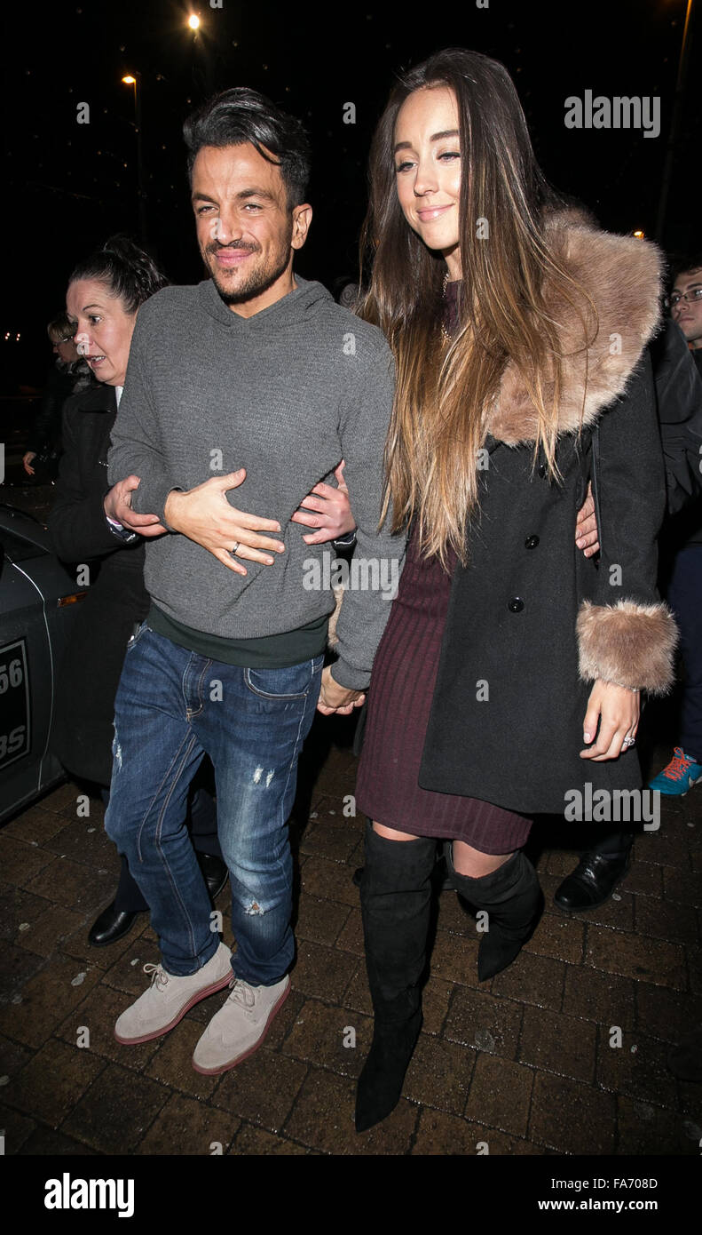 *Strictement 'Come Dancing' Blackpool Tower Ballroom avec des arrivées : Peter André, Emily MacDonagh Où : Blackpool, Royaume-Uni Quand : 21 Nov 2015 Banque D'Images