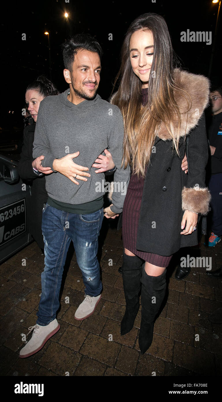 *Strictement 'Come Dancing' Blackpool Tower Ballroom avec des arrivées : Peter André, Emily MacDonagh Où : Blackpool, Royaume-Uni Quand : 21 Nov 2015 Banque D'Images