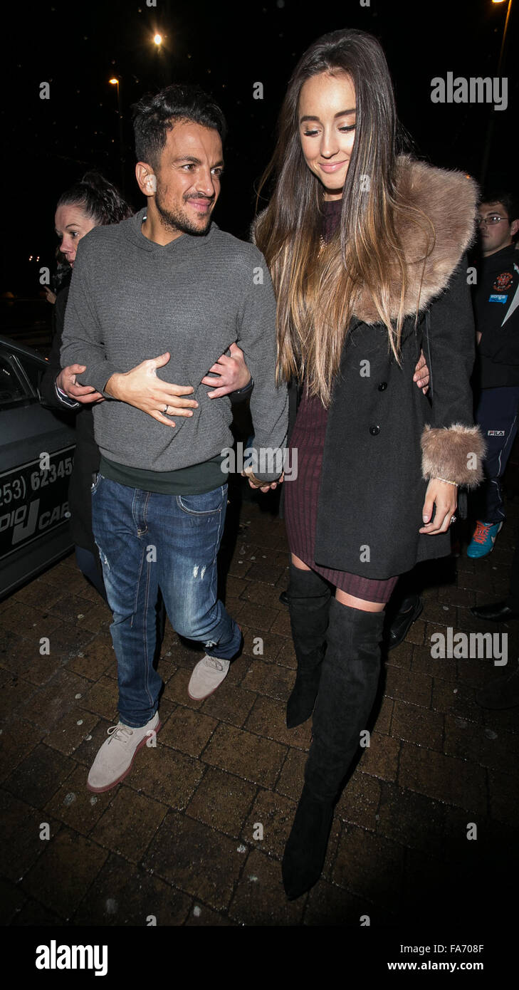 *Strictement 'Come Dancing' Blackpool Tower Ballroom avec des arrivées : Peter André, Emily MacDonagh Où : Blackpool, Royaume-Uni Quand : 21 Nov 2015 Banque D'Images