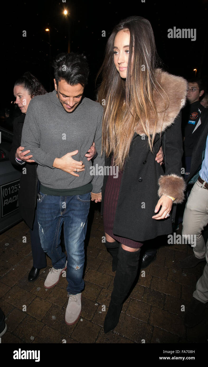 *Strictement 'Come Dancing' Blackpool Tower Ballroom avec des arrivées : Peter André, Emily MacDonagh Où : Blackpool, Royaume-Uni Quand : 21 Nov 2015 Banque D'Images