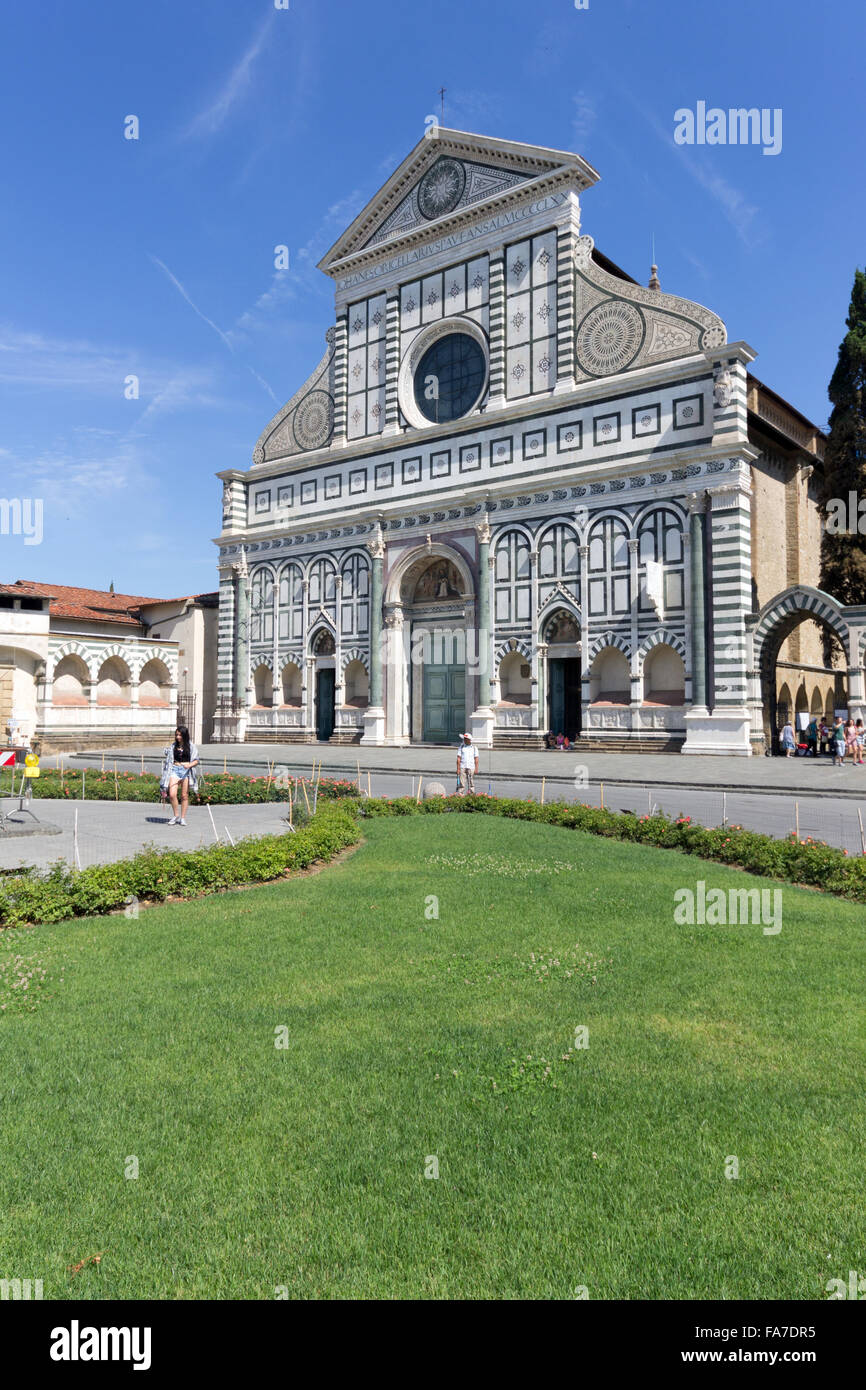 Italie, Toscane, Florence, S. Maria Novella Banque D'Images