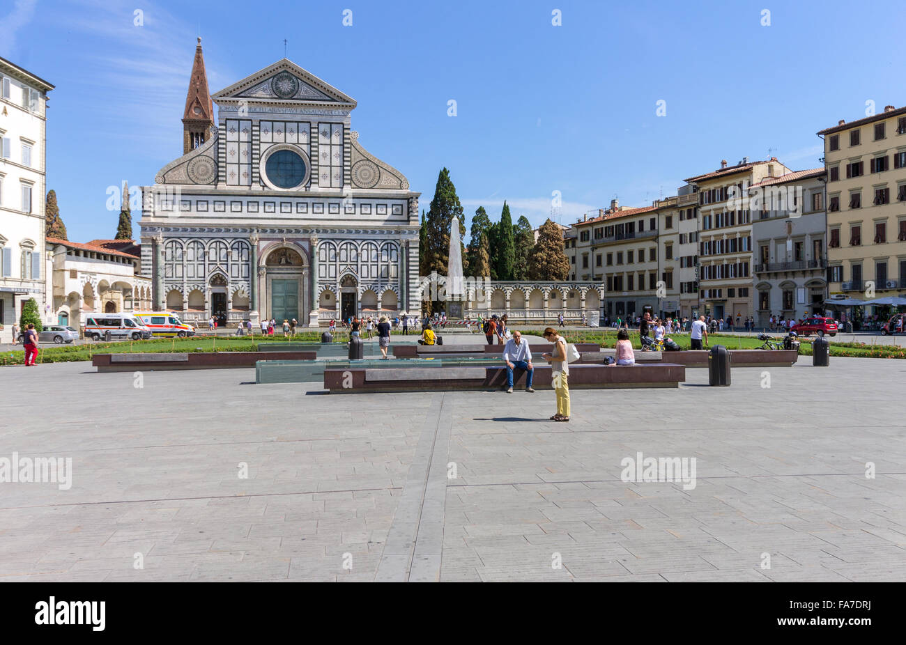 Italie, Toscane, Florence, S. Maria Novella Banque D'Images