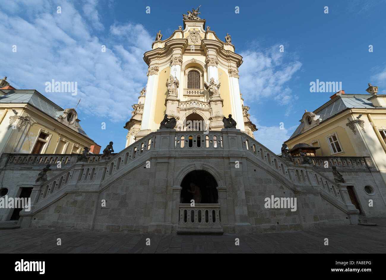 La Cathédrale Saint Georges de Lviv Banque D'Images