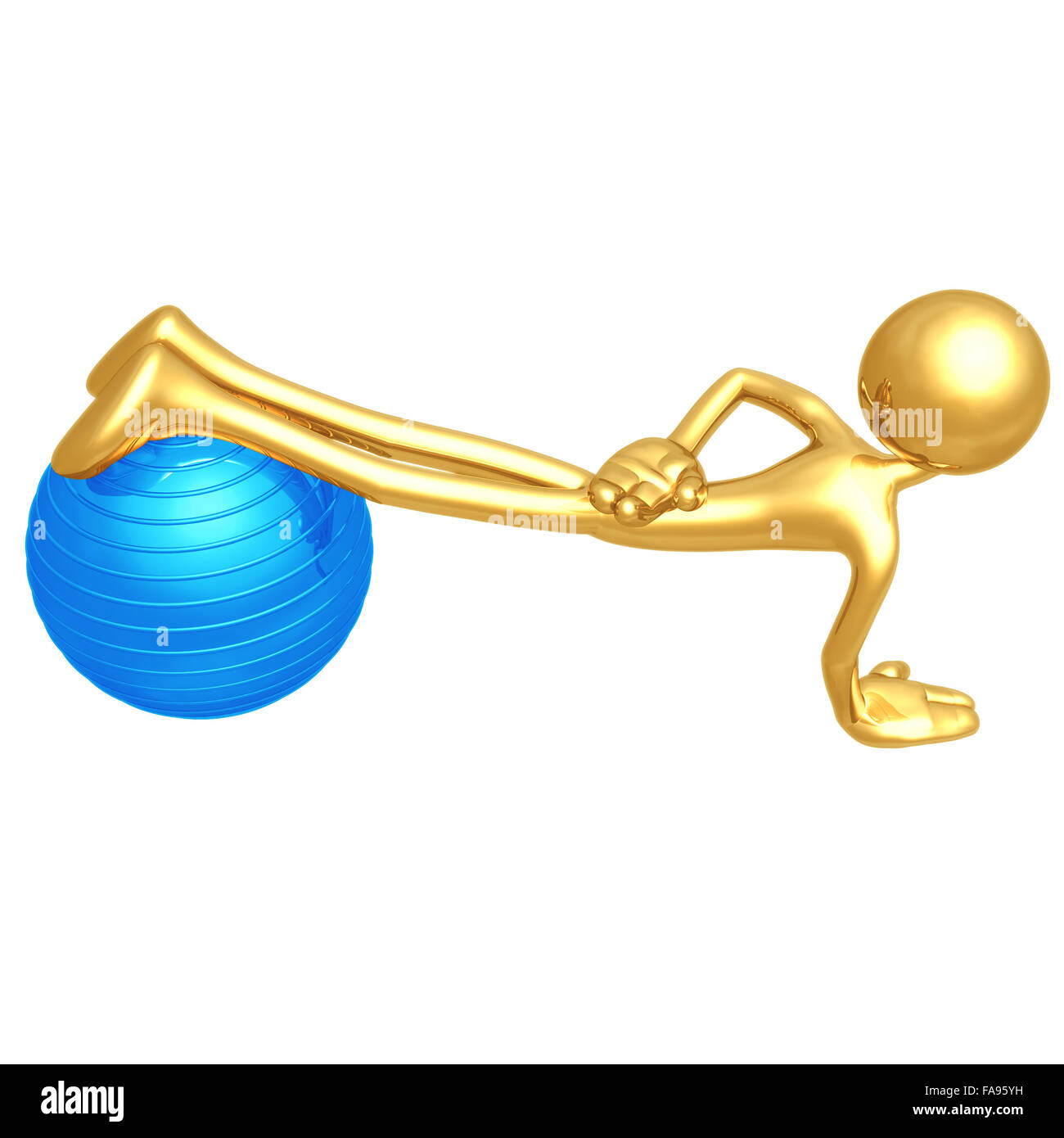 Balle Physio Pilates Yoga Banque D'Images