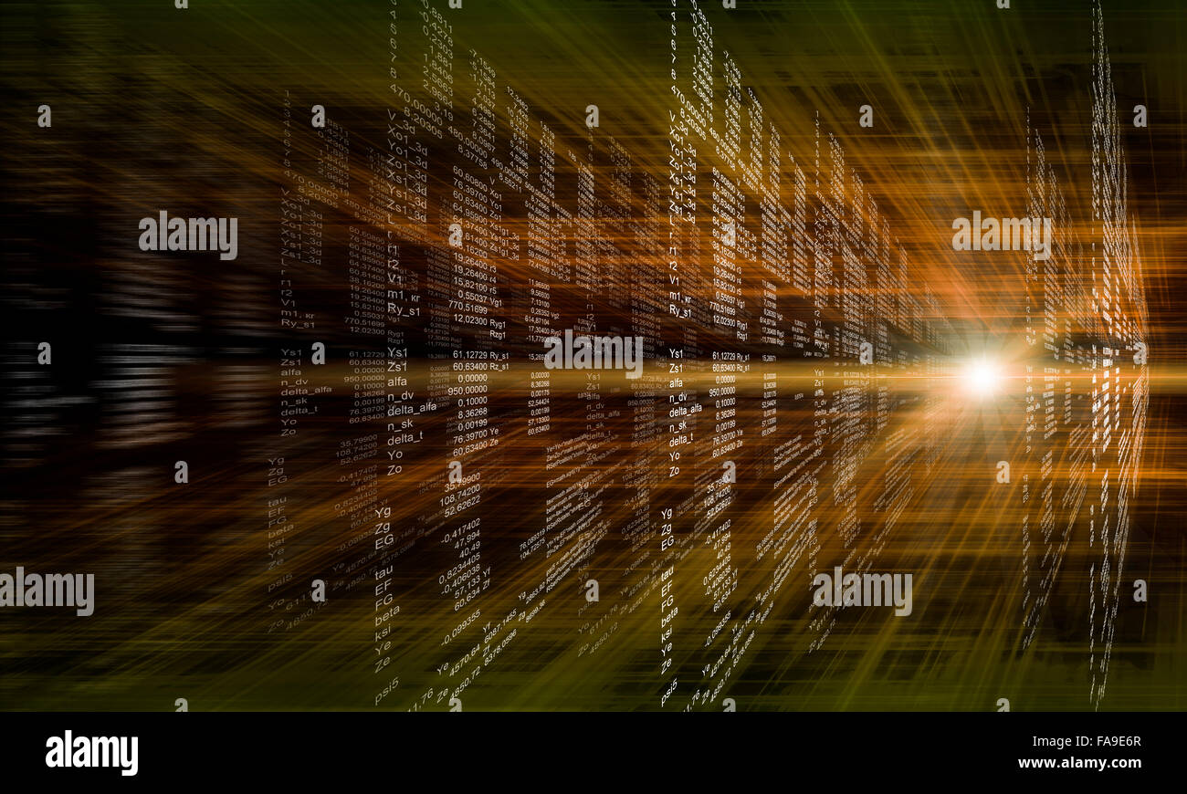 Résumé fond numérique Banque D'Images