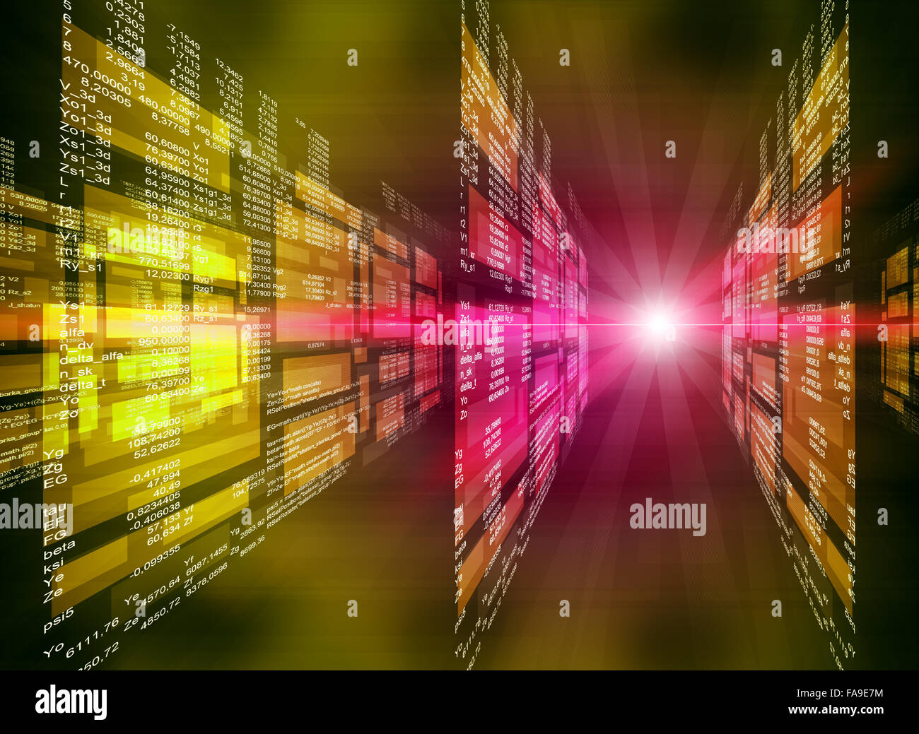 Résumé fond numérique Banque D'Images