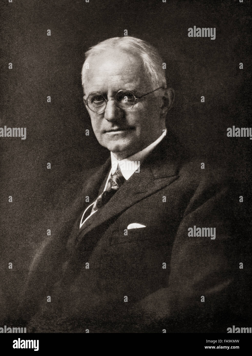 George Eastman, 1854 - 1932. Homme d'affaires américain, inventeur, philanthrope, innovateur et entrepreneur qui a fondé l'Eastman Kodak Company. Banque D'Images