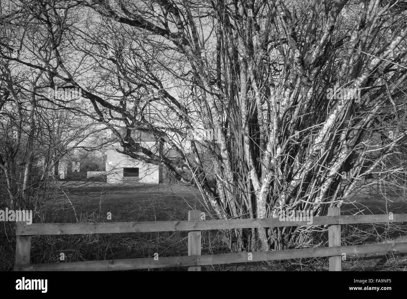 Imber Village plaine de Salisbury Wiltshire England UK.. Prises par l'Armée pour la formation en 1943 et n'est jamais revenu. Banque D'Images