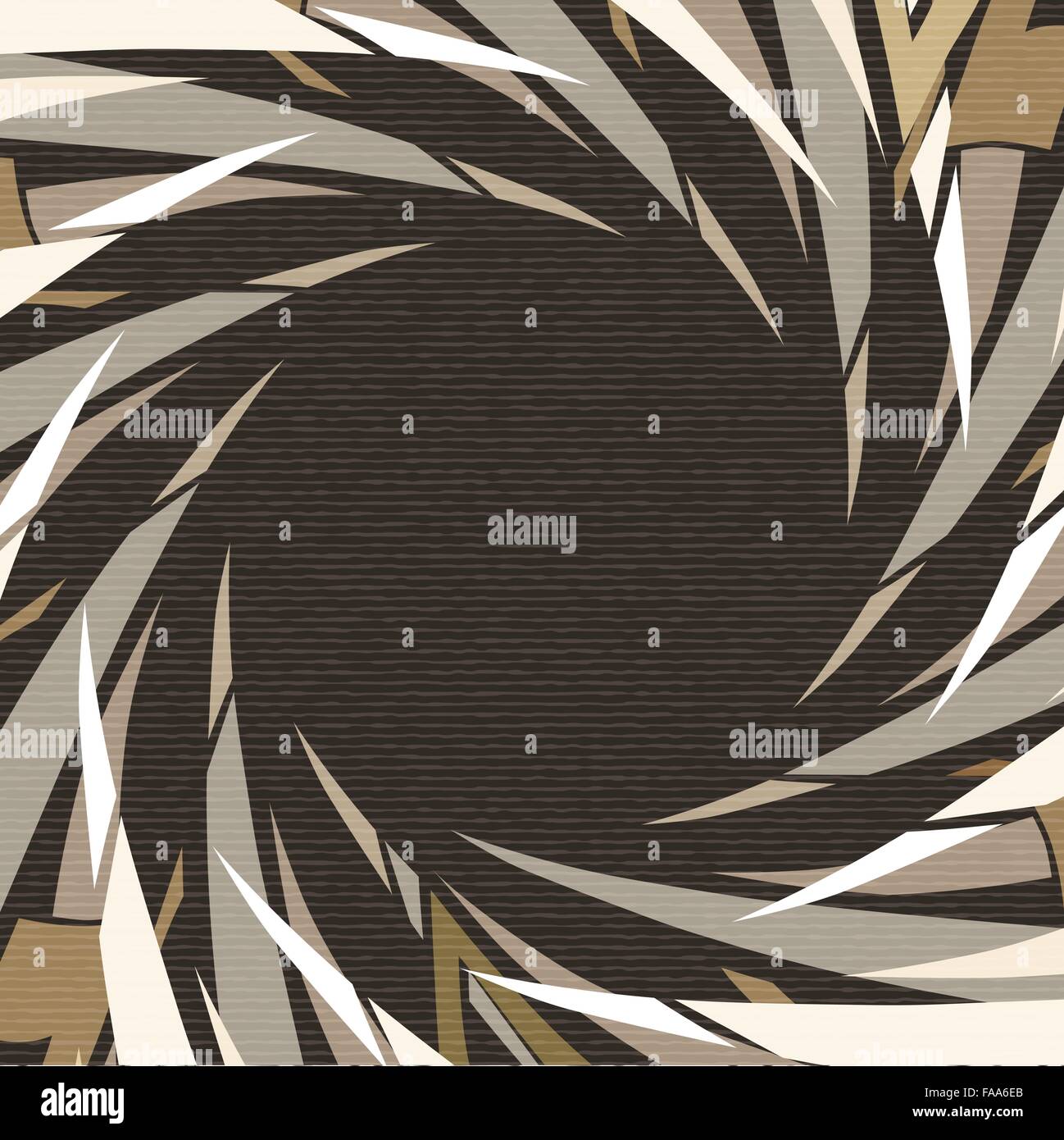 Résumé Contexte géométrique. Formes torsadées et éléments whirlpool sur carton texture. Illustration de Vecteur