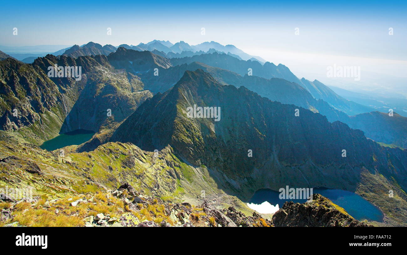 Montagnes Tatras, Slovaquie Banque D'Images