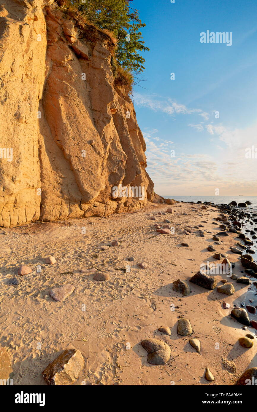 Près de la côte de la mer Baltique Gdynia, Pologne Banque D'Images