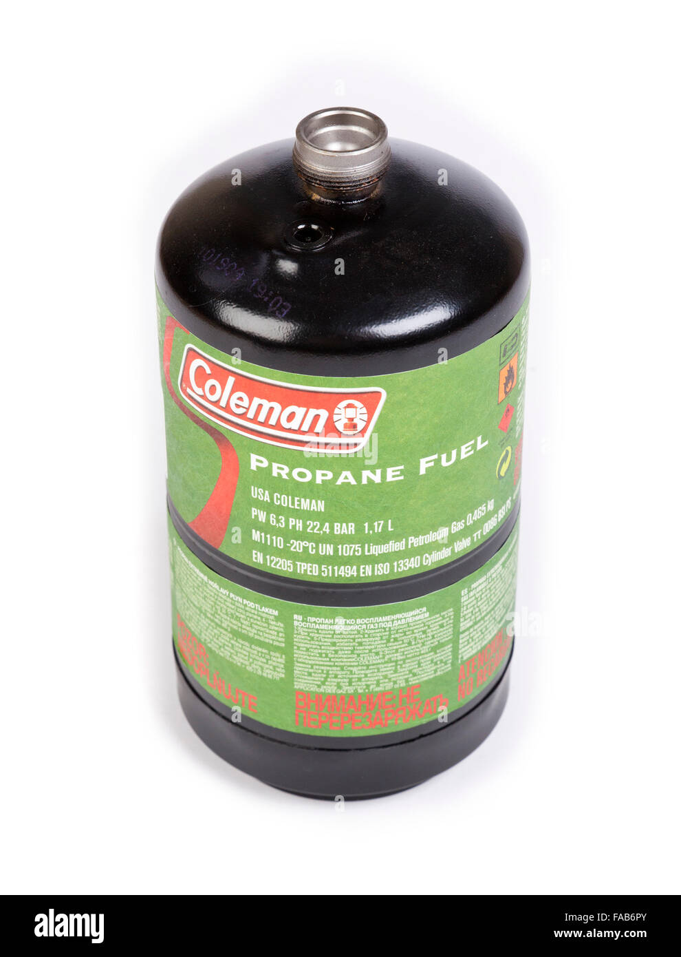 Bouteille de gaz propane Banque D'Images