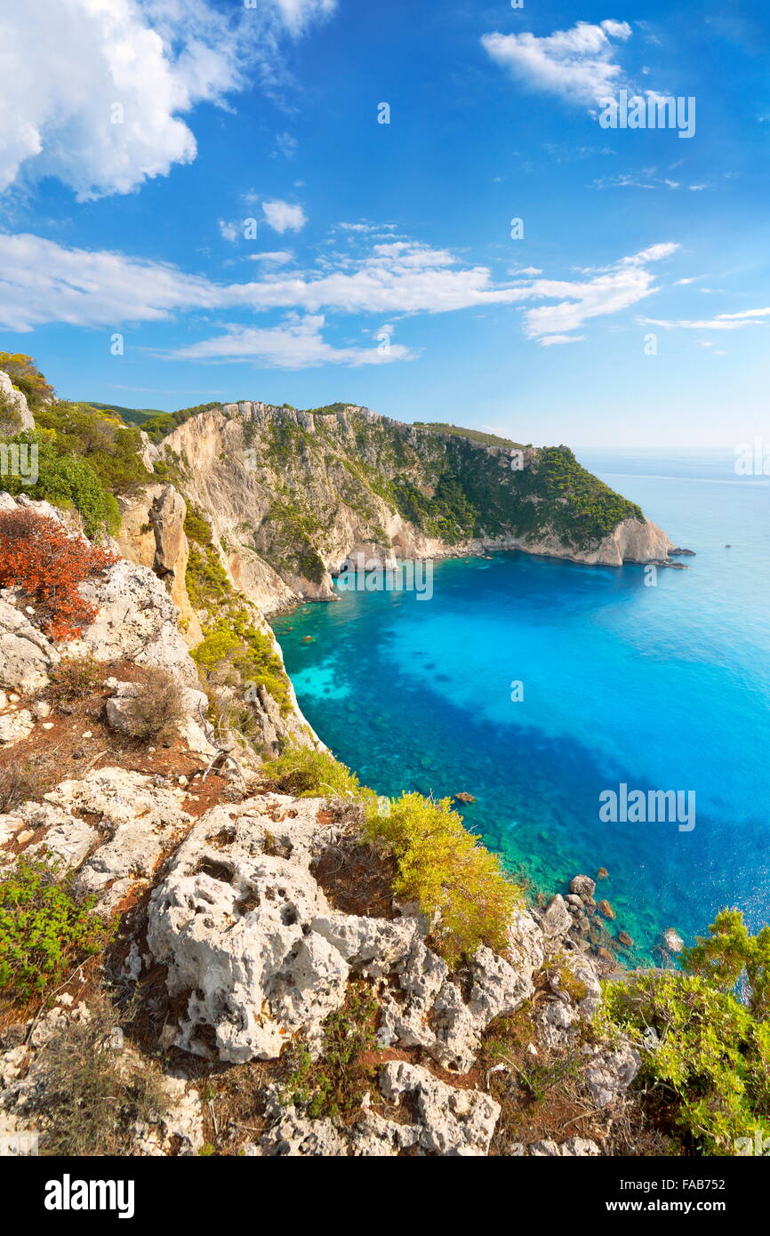 L'île de Zakynthos, Grèce - Mer Ionienne, Keri Cap Banque D'Images