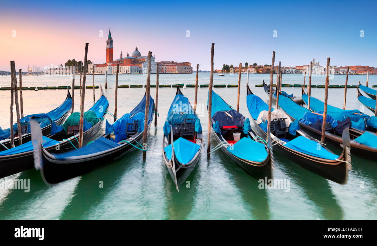 Venise Grand Canal (Canal Grande) - point de vue les plus populaires de Venise, Vento, Italie Banque D'Images