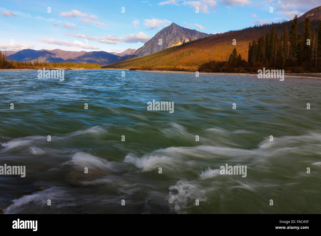 Dalton Highway, en Alaska. Banque D'Images