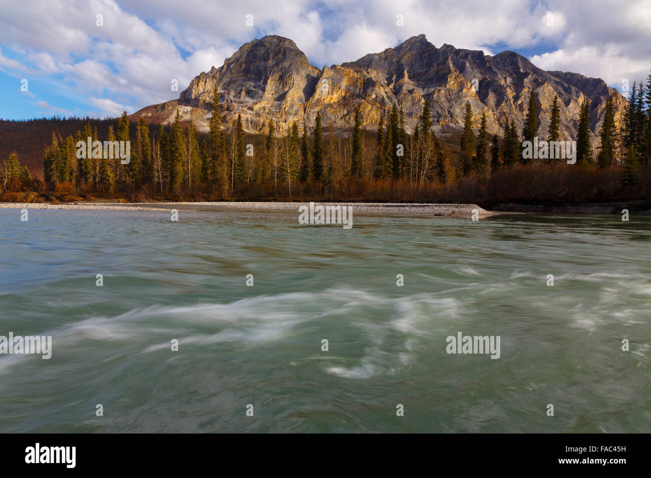 Dalton Highway, en Alaska. Banque D'Images