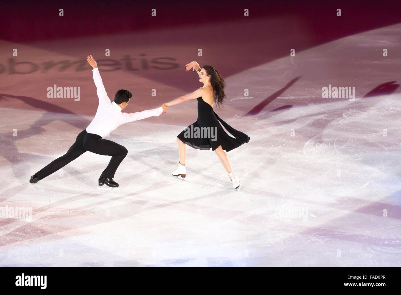 Anna Cappellini et Luca Lanotte, champions de danse sur glace Banque D'Images