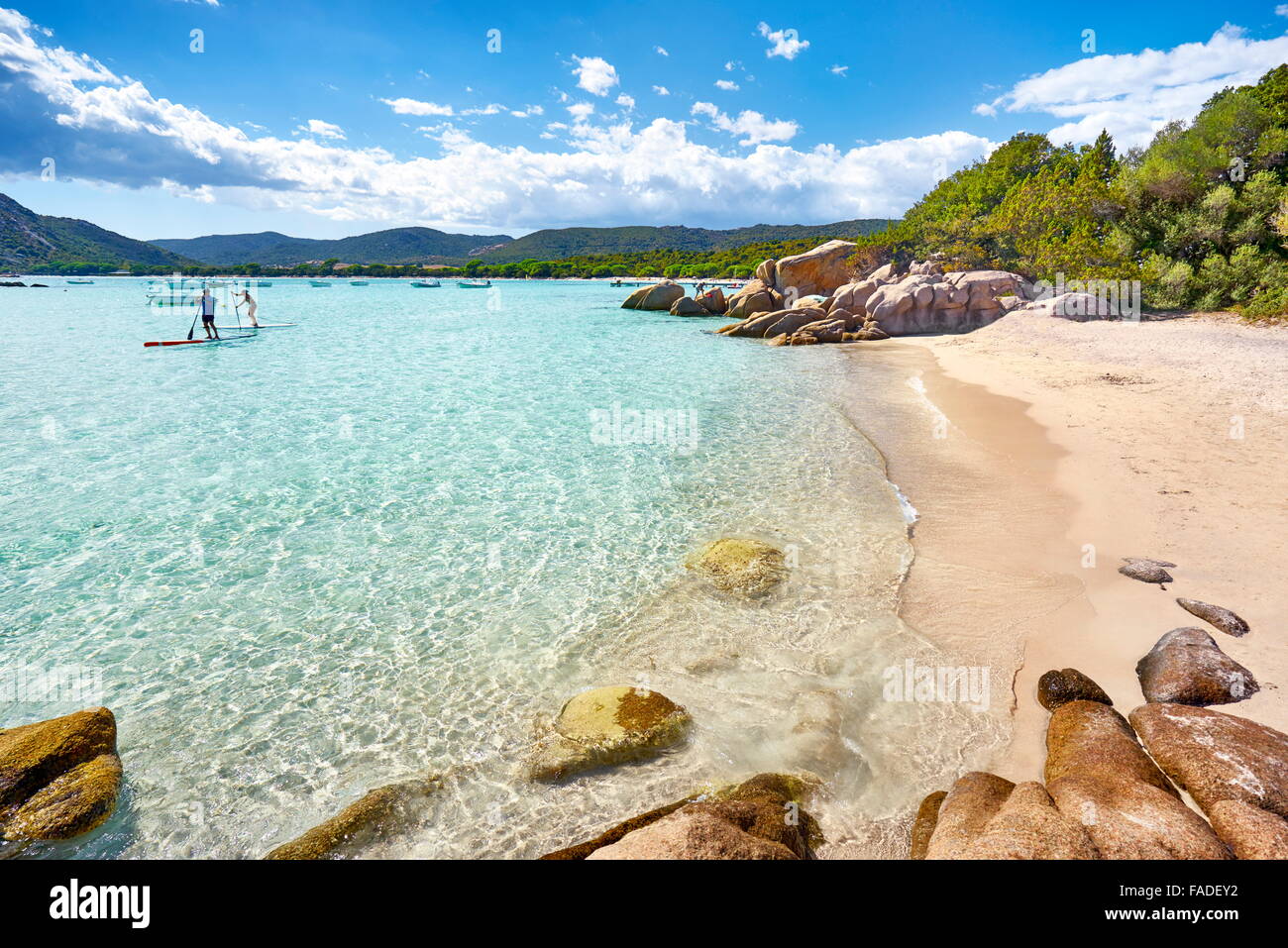 Plage De Santa Giulia Porto Vecchio Côte Est De La Corse