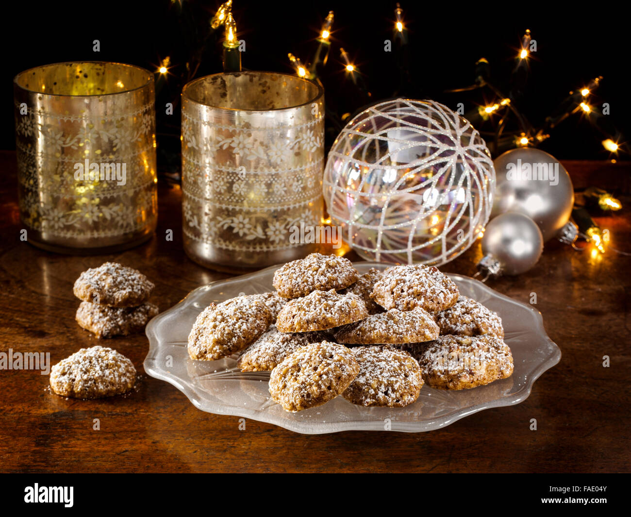 Cookies Praliné pécan Banque D'Images