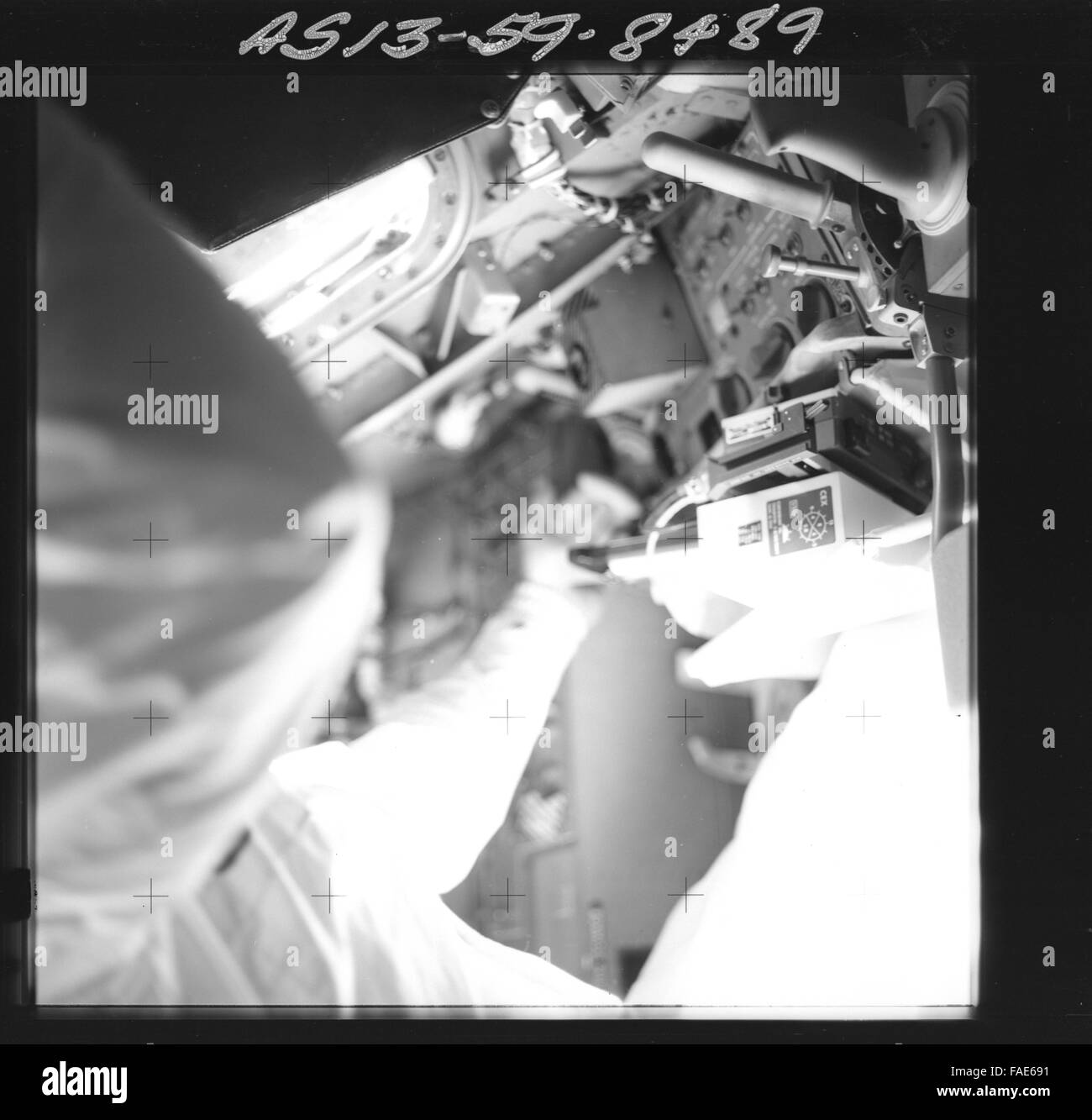 Apollo 13 archive photographique intacte, c'est l'ensemble de la collection non éditée de la mission Apollo Banque D'Images