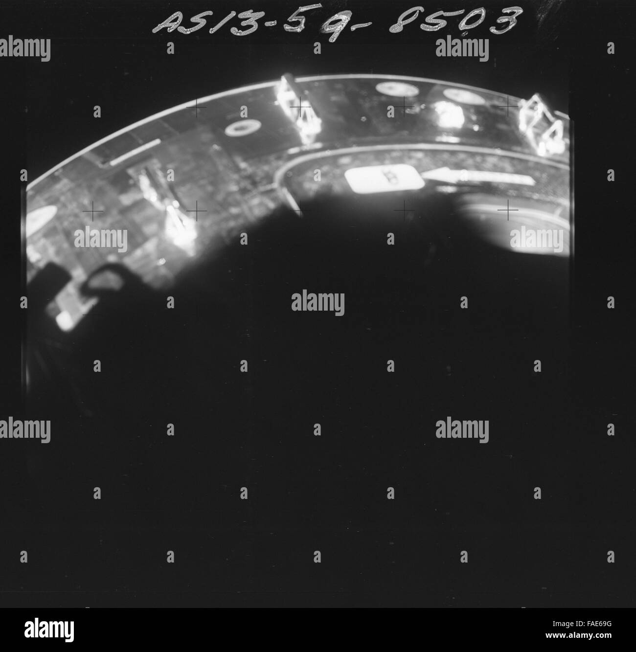 Apollo 13 archive photographique intacte, c'est l'ensemble de la collection non éditée de la mission Apollo Banque D'Images
