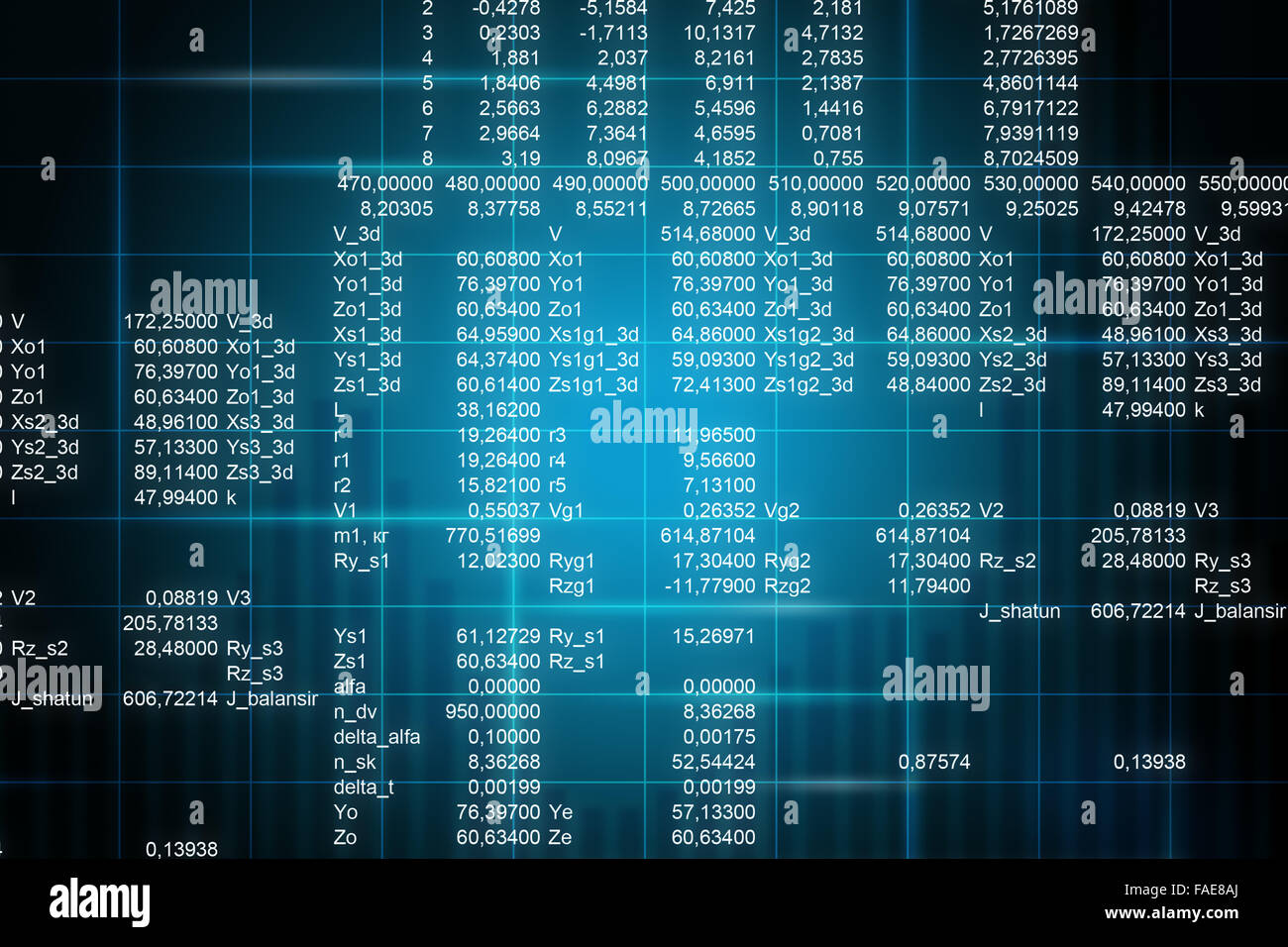 Résumé fond numérique Banque D'Images