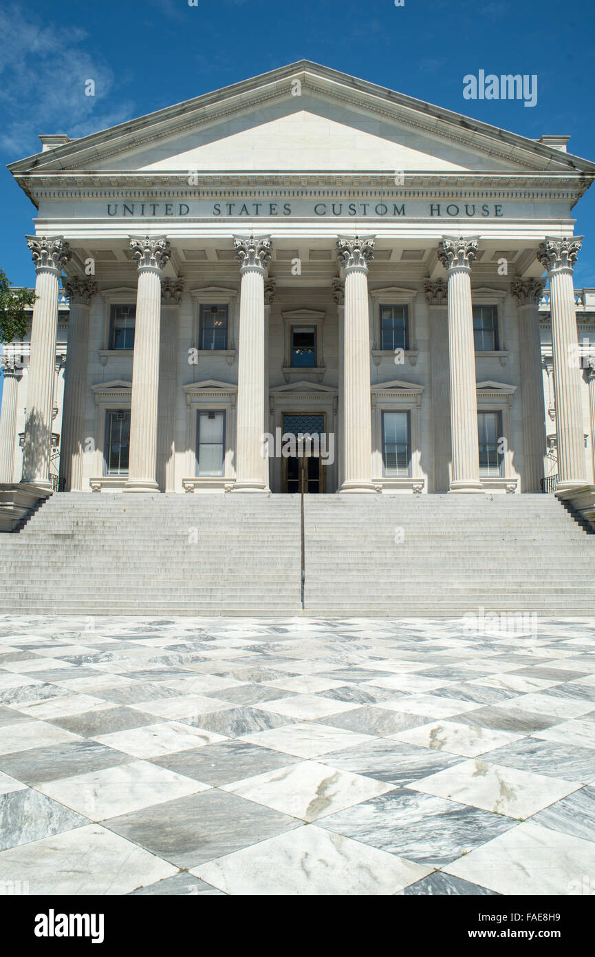 United States Custom House à Charleston en Caroline du Sud Banque D'Images