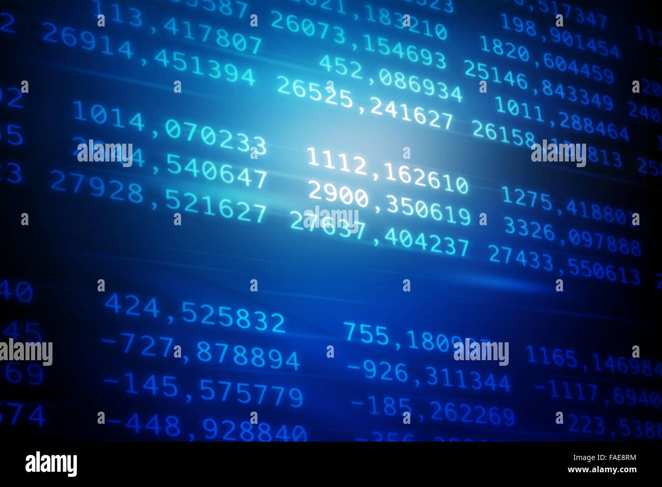 Résumé fond bleu numérique Banque D'Images