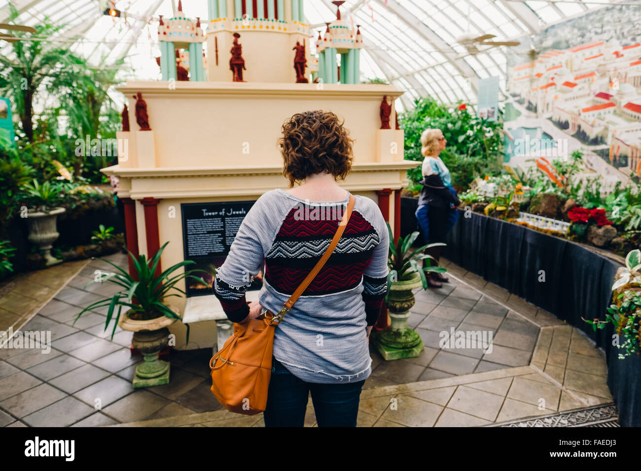 Conservatoire des fleurs est l'hôte pour l'Exposition Universelle exposition panaméricaine au Golden Gate Park à San Francisco. Banque D'Images
