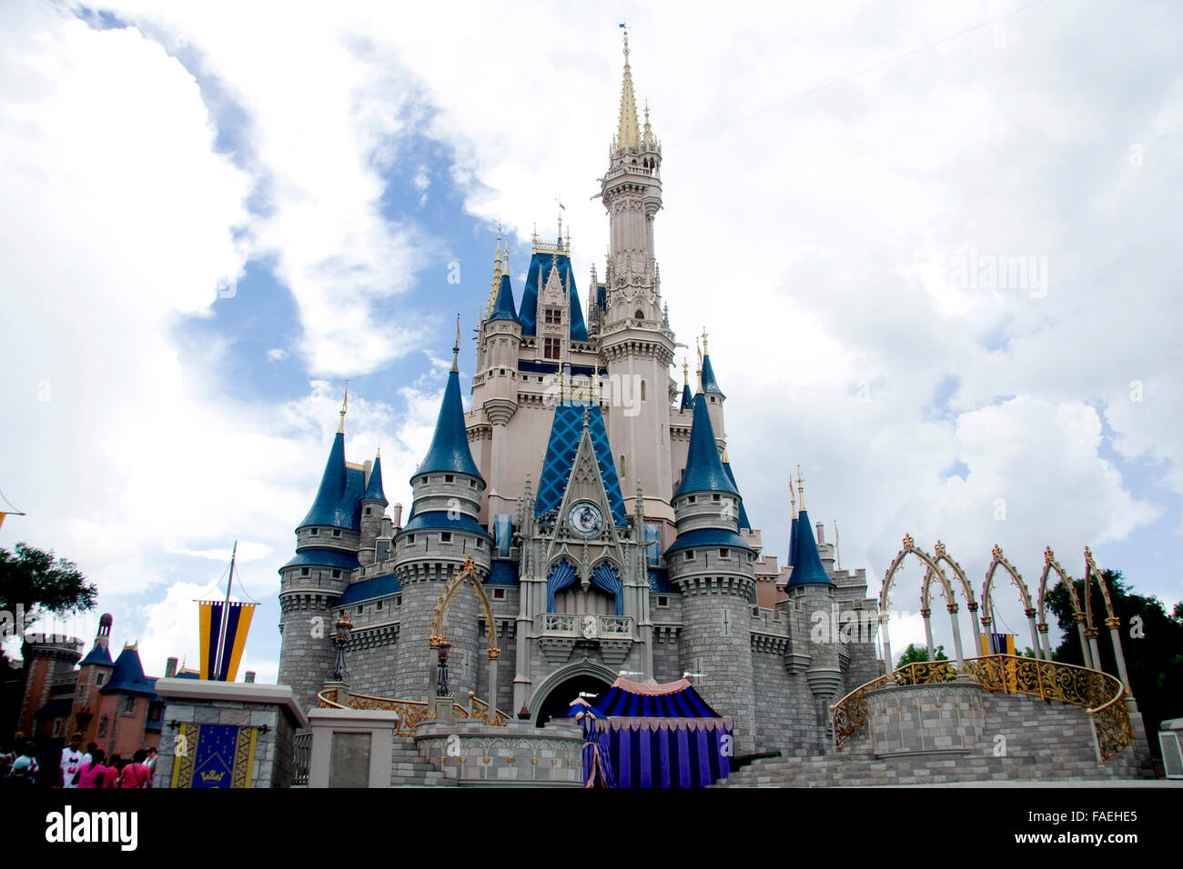 Château de Cendrillon au Magic Kingdom de Disney Banque D'Images