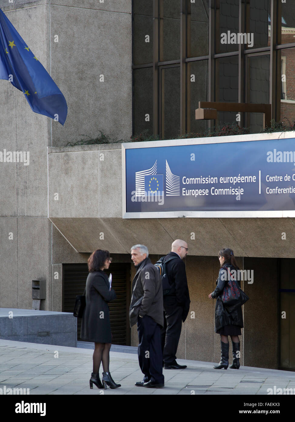 L'Union européenne siège à Bruxelles Belgique Banque D'Images