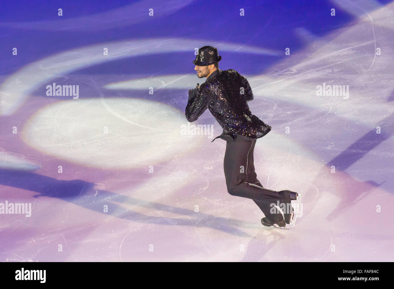 Ivan Righini freee champion de patinage Banque D'Images