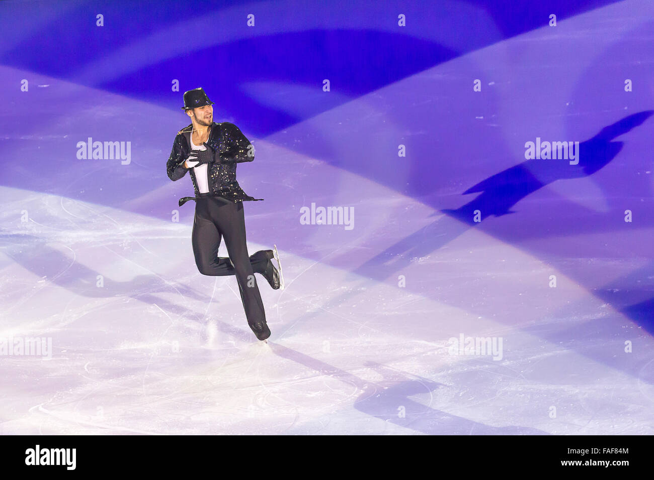 Ivan Righini champion de patinage artistique libre Banque D'Images