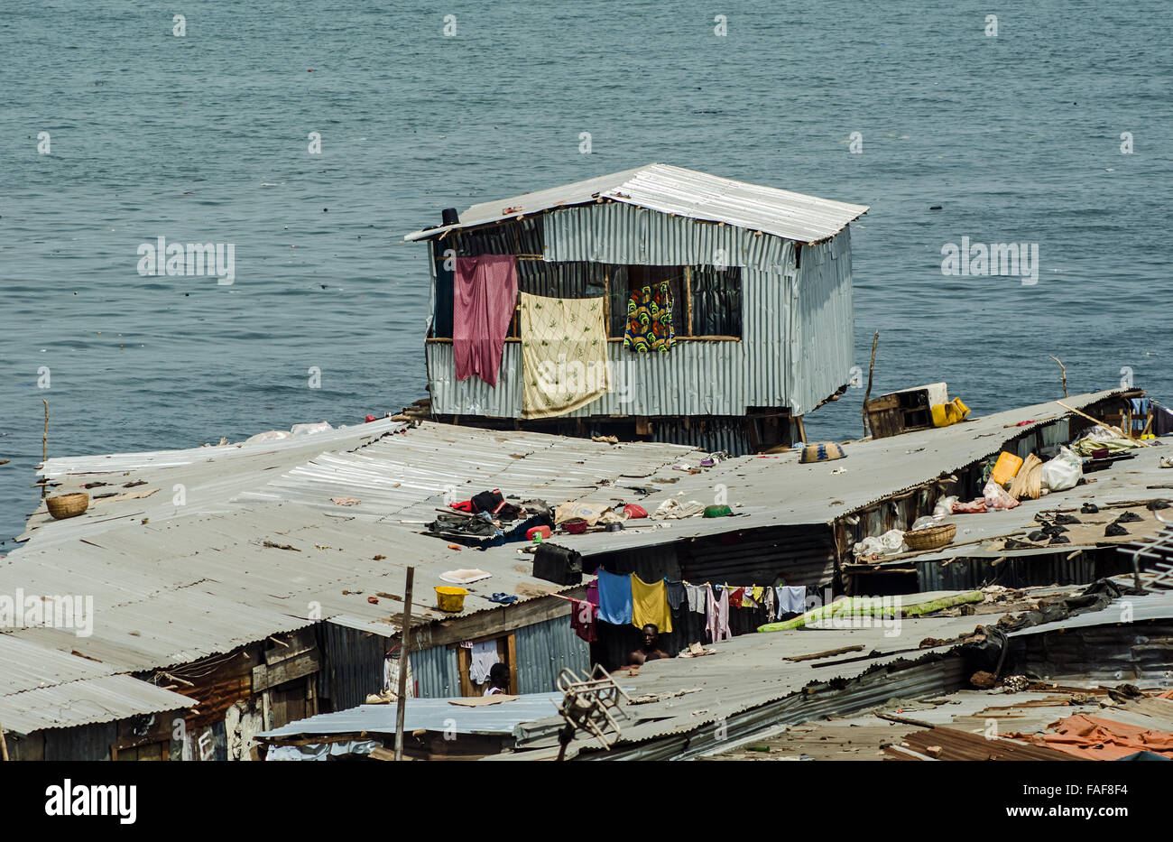 Mabella slum, Freetown, Sierra Leone Banque D'Images
