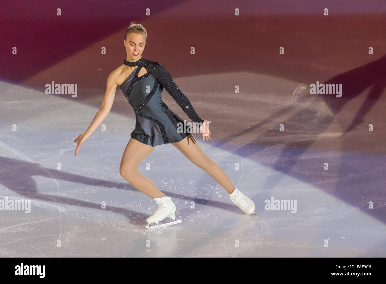 Linda Kiira Korpi Katriina champion de patinage artistique Banque D'Images