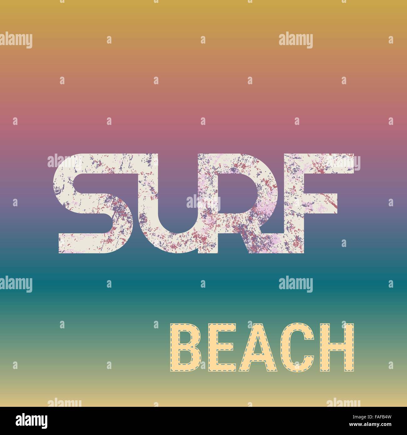 Surfez typographie, t-shirt graphics Illustration de Vecteur