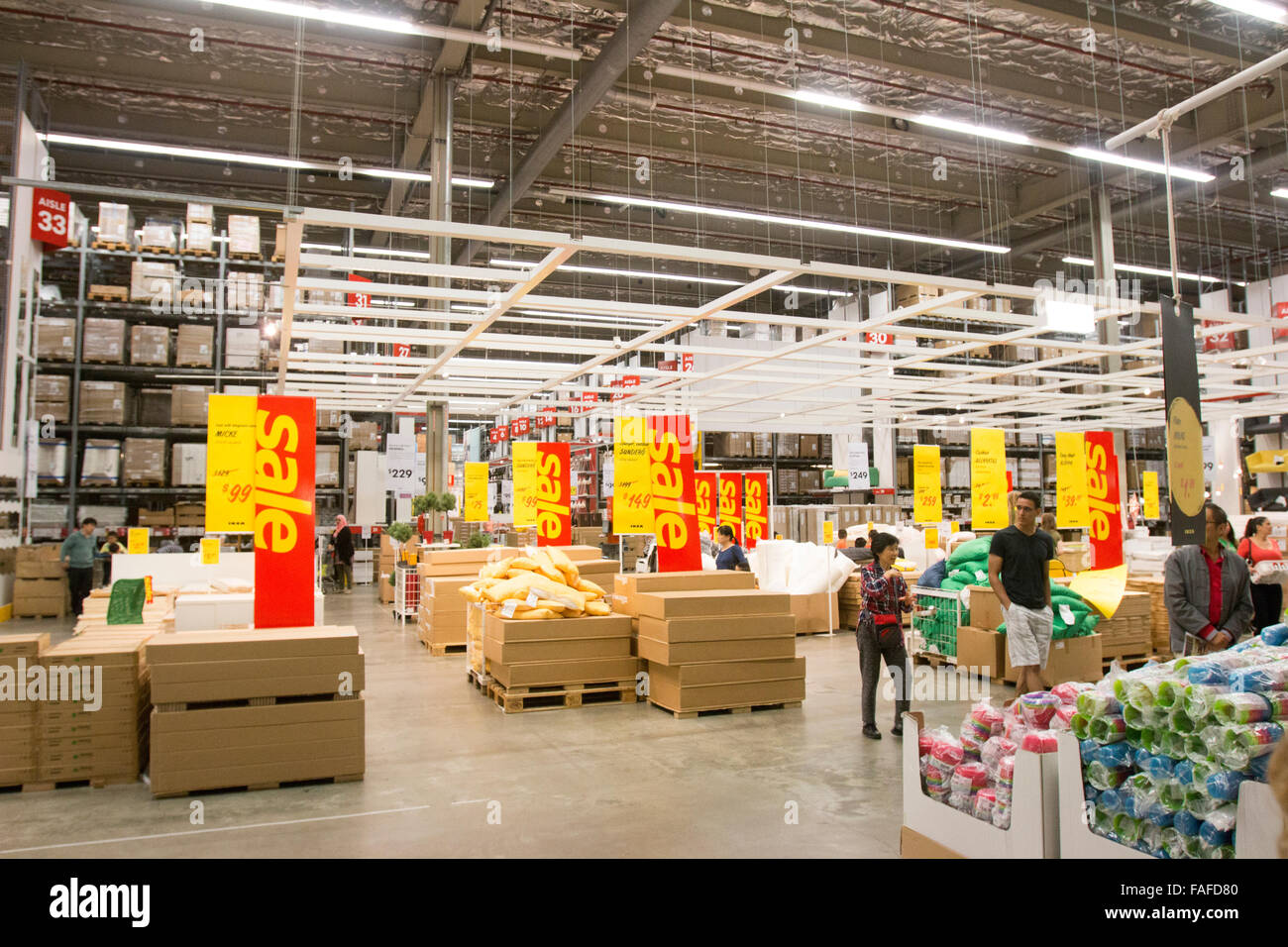 Magasin de meubles IKEA à Rhodes shopping centre à Sydney, Nouvelle-Galles du Sud, Australie Banque D'Images