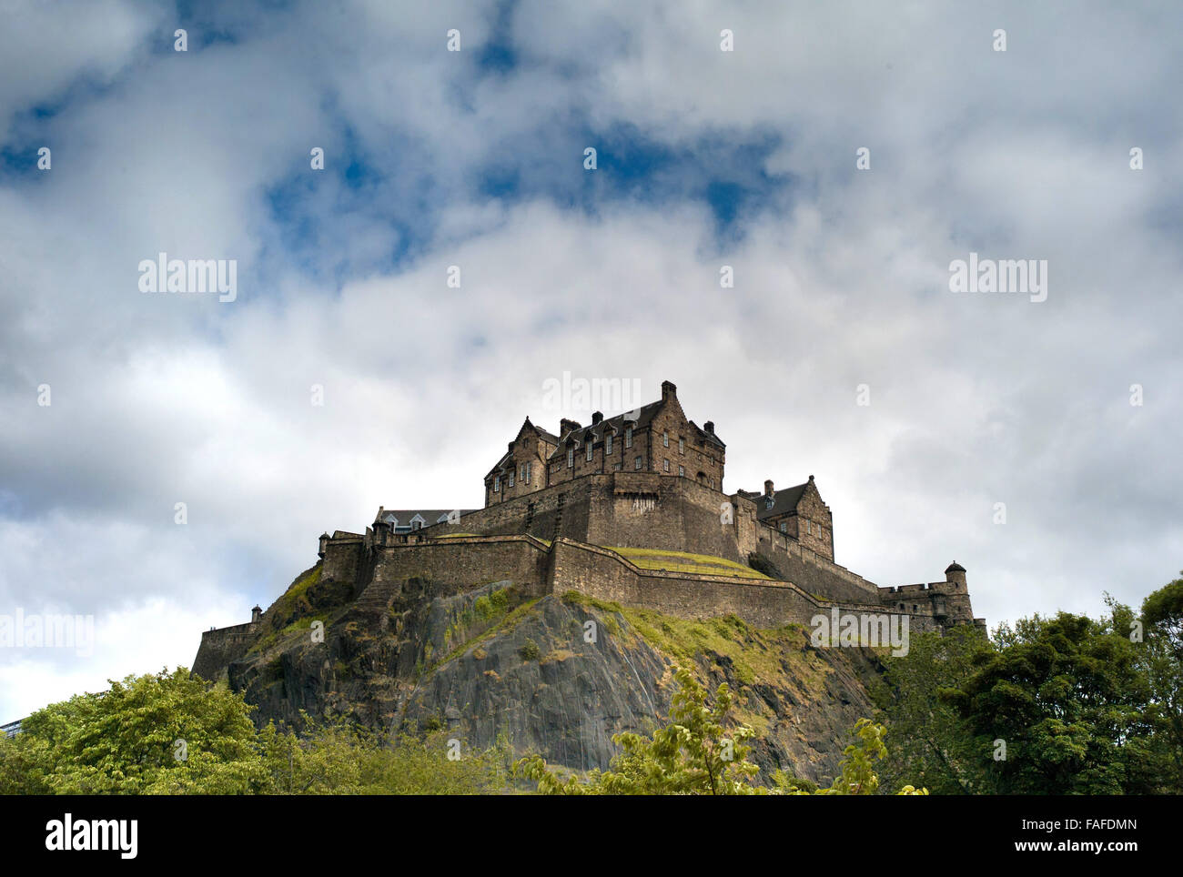Le Château d'Édimbourg Banque D'Images